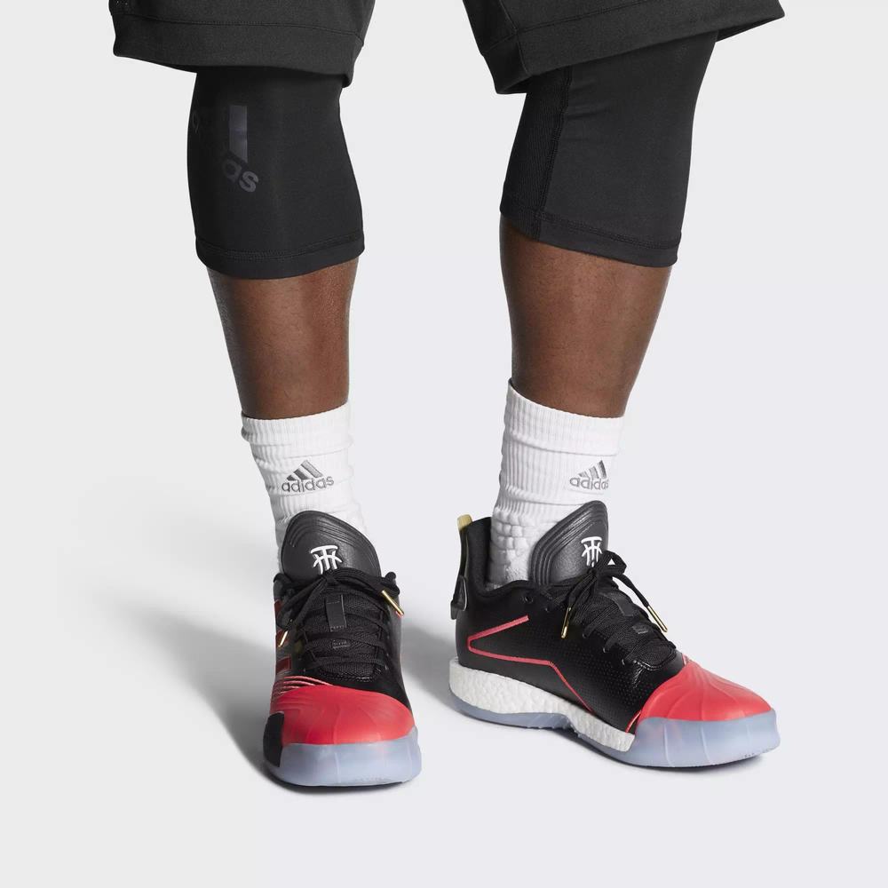 Adidas T-Mac Millennium Tenis De Basketball Negros Para Hombre (MX-65513)